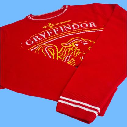 Harry Potter - Gryffindor Lion Crest - Knitted Jumper