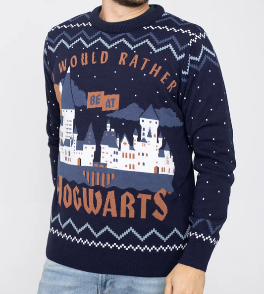 Harry Potter - Rather Be At Hogwarts - Knitted Jumper