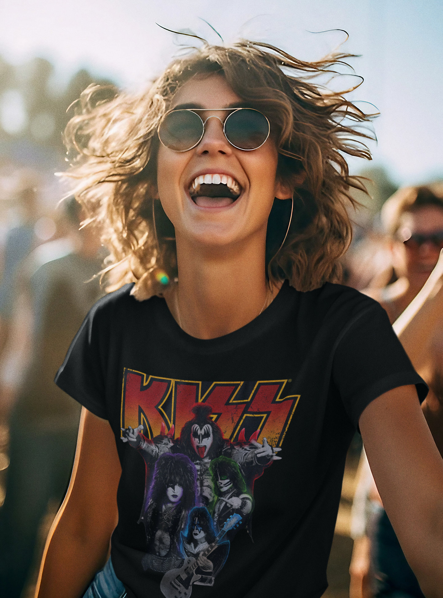 KISS Group Band T-Shirt - Women's