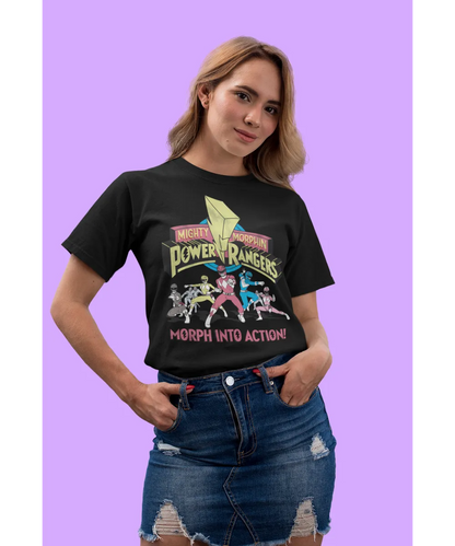 Power Rangers – Morph Into Action T-Shirt - Women's